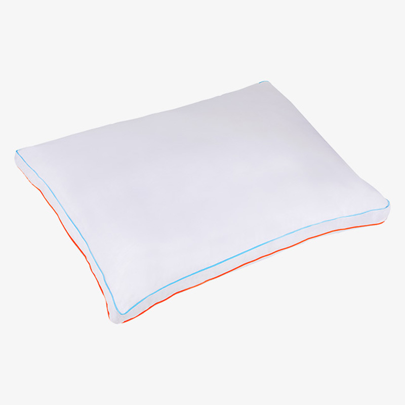 Home Bed Pillows White Hotel 233TC Cotton Pillows Super Fluffy Gusset na may Piping Iba't ibang Kulay