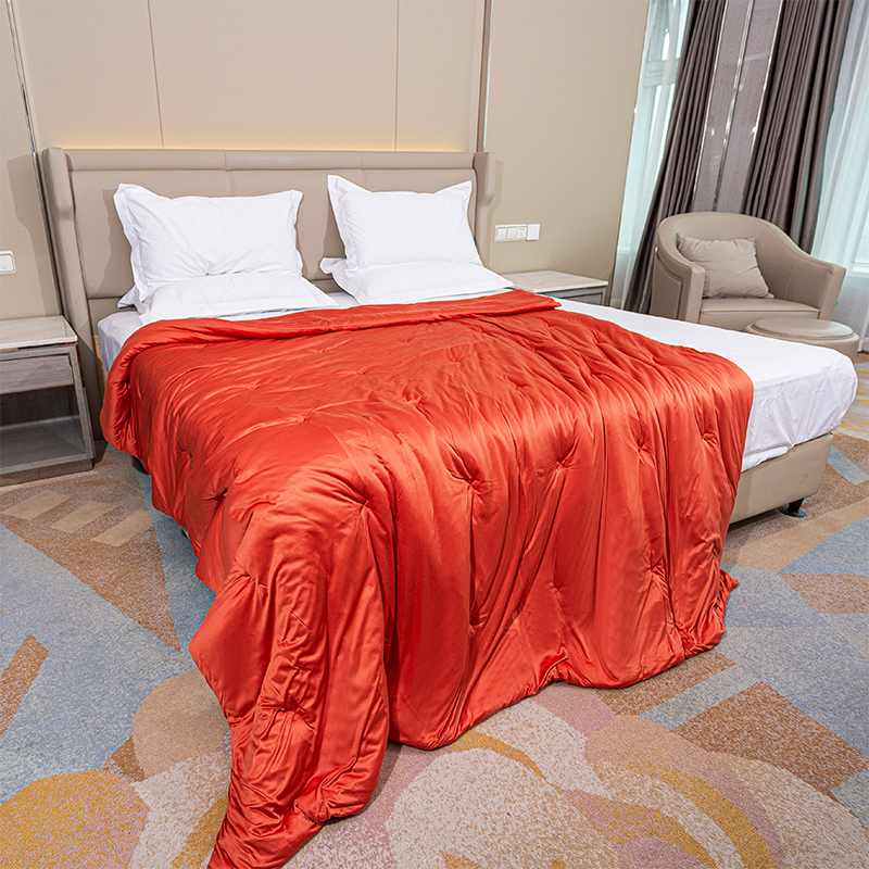 Ultra Soft Lightweight Breathable Knitted Fabric Comforter ， Lahat ng Season Quilt Bedding Para sa Boho Bedroom Decor